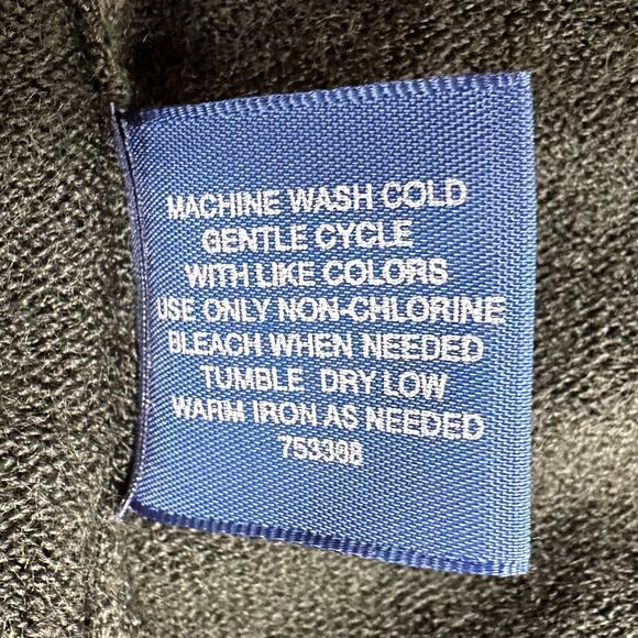 Towncraft Vintage Mens Sweater Vest Dark Green V Neck 2XL Grandpa Y2K Soft - Picture 4 of 4